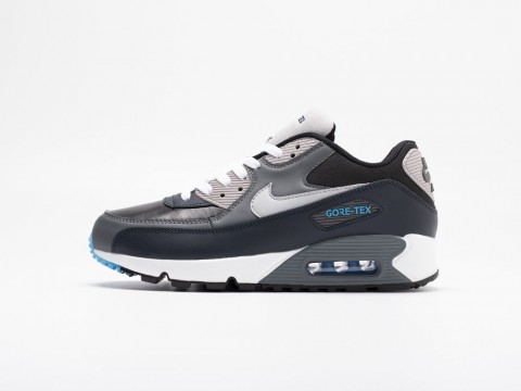 Мужские кроссовки Nike Air Max 90 GORE-TEX Anthracite Obsidian черные Мужские кроссовки Nike Air Max 90 GORE-TEX Anthracite Obsidian черные