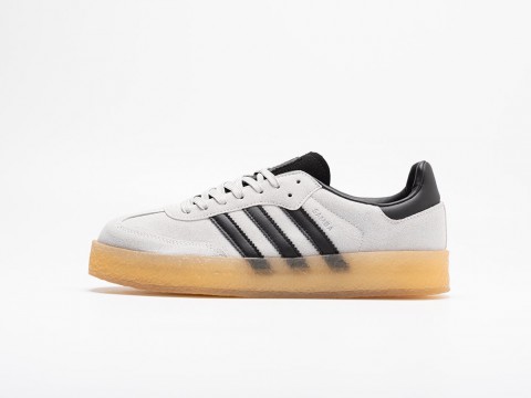 Мужские кроссовки Adidas Ronnie Fieg x Clarks x Samba белые Мужские кроссовки Adidas Ronnie Fieg x Clarks x Samba белые