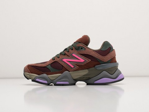 New Balance 9060 WMNS коричневые замша женские (36-40)