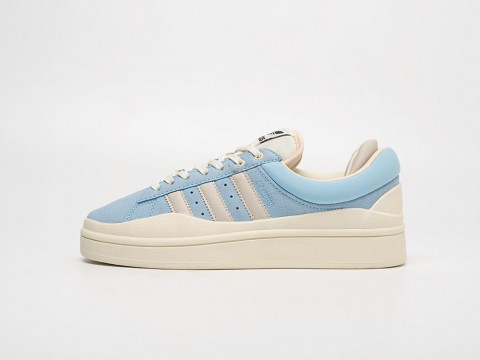 Женские кроссовки Adidas Bad Bunny x Campus WMNS голубые