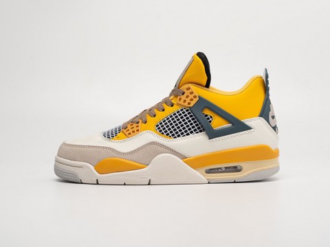 Nike Air Jordan 4 Retro WMNS белые артикул 31124 Nike Air Jordan 4 Retro WMNS белые артикул 31124