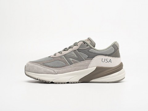 New Balance 990 v6 серые замша мужские (40-45)