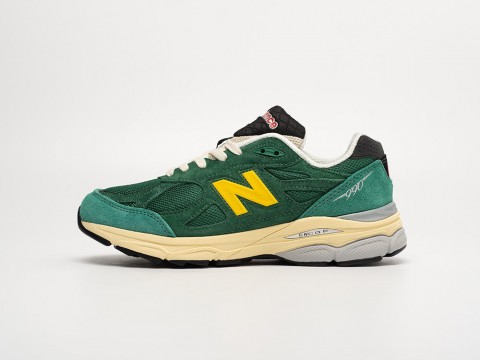 Мужские кроссовки New Balance 990v3 зеленые Мужские кроссовки New Balance 990v3 зеленые