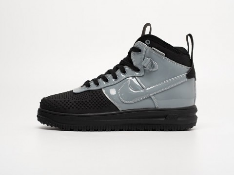 Nike Lunar Force 1 Duckboot черные кожа мужские (40-45)