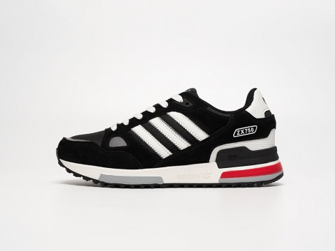 Adidas ZX 750 черные замша мужские (40-45)