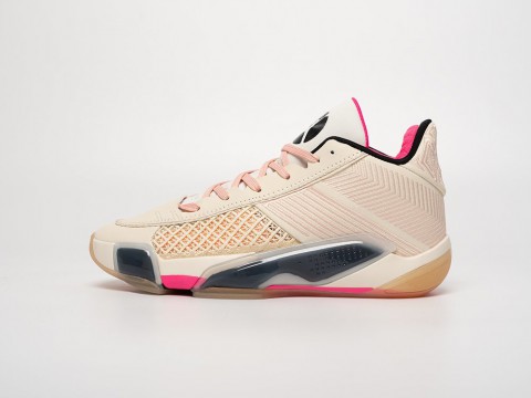 Nike Air Jordan 38 Low Fresh Start Coconut Milk / Black / Atmosphere / Hyper Pink