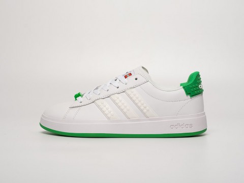 Мужские кроссовки Adidas LEGO x Grand Court 2.0 белые Мужские кроссовки Adidas LEGO x Grand Court 2.0 белые