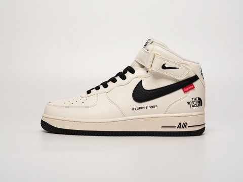 Nike Air Force 1 Mid x Supreme x The North Face White / Black