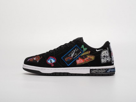 Мужские кроссовки Nike Neckface x SB Dunk Low Pro QS Black черные Мужские кроссовки Nike Neckface x SB Dunk Low Pro QS Black черные