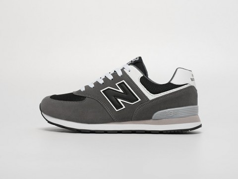 New Balance 574 Grey / Black / White
