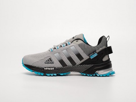 Adidas Marathon WMNS Grey / Black / Blue артикул 31770