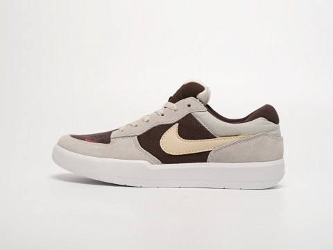 Мужские кроссовки Nike SB Force 58 коричневые Мужские кроссовки Nike SB Force 58 коричневые