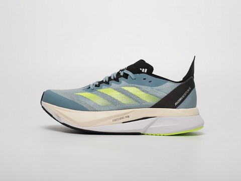 Мужские кроссовки Adidas Adizero Boston 12 Wonder Blue Lucid Lemon голубые Мужские кроссовки Adidas Adizero Boston 12 Wonder Blue Lucid Lemon голубые