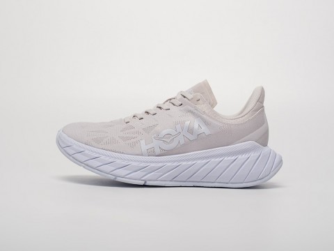 Мужские кроссовки Hoka Carbon X 2 бежевые Мужские кроссовки Hoka Carbon X 2 бежевые
