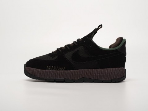 Nike Air Force 1 Wild черные замша мужские (40-45) Nike Air Force 1 Wild черные замша мужские (40-45)