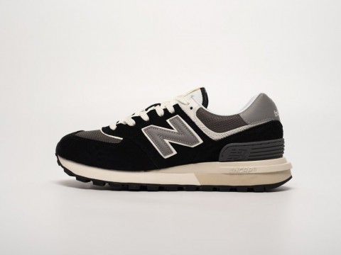 New Balance 574 Black / White / Grey