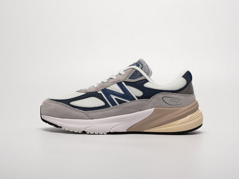 New Balance 990 v6 White / Navy Blue / Grey