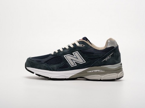 Мужские кроссовки New Balance 990v3 синие Мужские кроссовки New Balance 990v3 синие