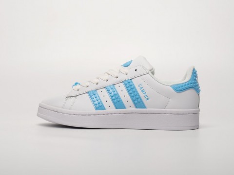 Женские кроссовки Adidas x LEGO x Campus WMNS белые Женские кроссовки Adidas x LEGO x Campus WMNS белые