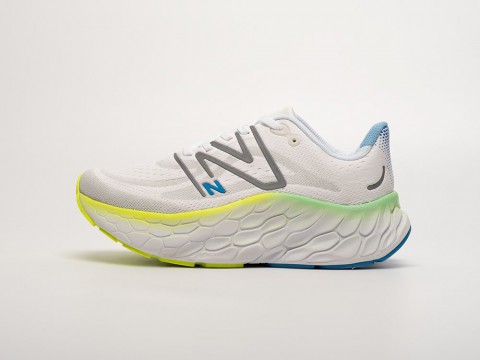 New Balance Fresh Foam X More Trail v4 WMNS White / Grey / Yellow / Green артикул 32666