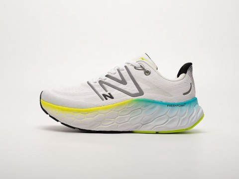 New Balance Fresh Foam X More Trail v4 White / Grey / Yellow / Green артикул 32667