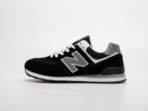 New Balance 574 Black / Grey / White