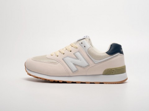 Мужские кроссовки New Balance 574 бежевые Мужские кроссовки New Balance 574 бежевые