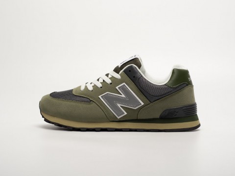 Мужские кроссовки New Balance 574 зеленые Мужские кроссовки New Balance 574 зеленые