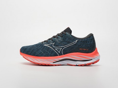 Mizuno Wave Rider 26 Dark Blue / Orange артикул 33016