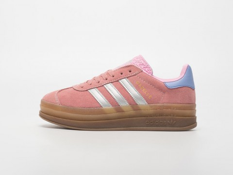 Adidas Gazelle Bold WMNS розовые замша женские (36-40)