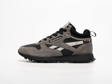 Мужские кроссовки Reebok Classic Leather Mid Ripple серые Мужские кроссовки Reebok Classic Leather Mid Ripple серые