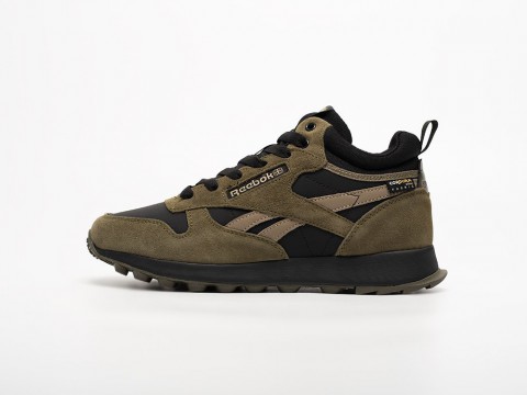 Мужские кроссовки Reebok Classic Leather Mid Ripple зеленые Мужские кроссовки Reebok Classic Leather Mid Ripple зеленые
