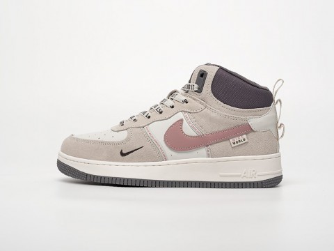 Женские кроссовки Nike Air Force 1 Mid WMNS серые Женские кроссовки Nike Air Force 1 Mid WMNS серые