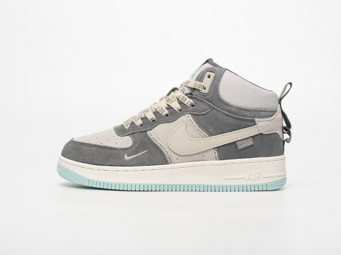 Женские кроссовки Nike Air Force 1 Mid WMNS серые Женские кроссовки Nike Air Force 1 Mid WMNS серые
