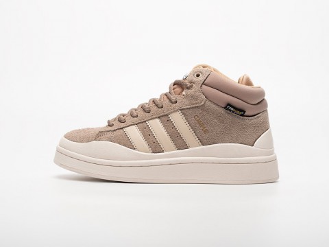 Женские кроссовки Adidas Bad Bunny x Campus Light High WMNS коричневые