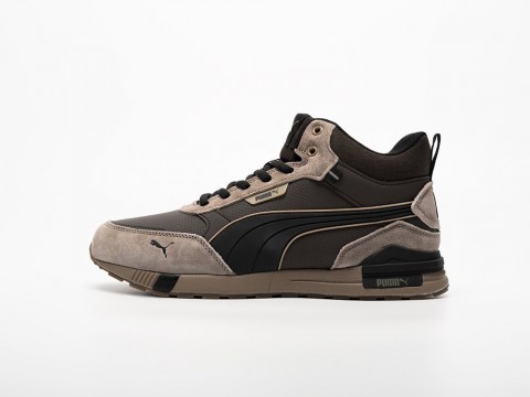 Puma Graviton Mid Brown / Black