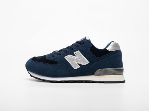 New Balance 574 Navy Blue / Grey