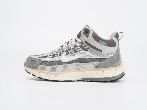 Nike P-6000 High WMNS Grey / White артикул 33368