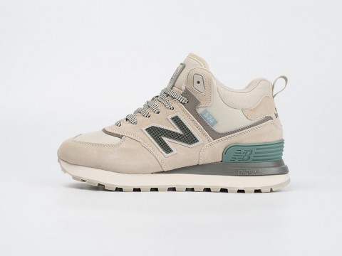 New Balance Stone Island x 574 Mid WMNS Beige / White / Grey