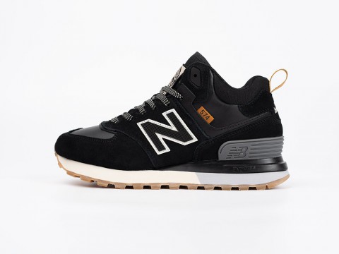 New Balance Stone Island x 574 Mid WMNS Black / White / Gum