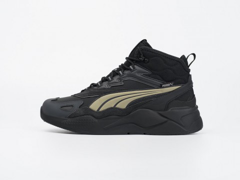 Puma RS-X Hi Black / Green артикул 33410 Puma RS-X Hi Black / Green артикул 33410