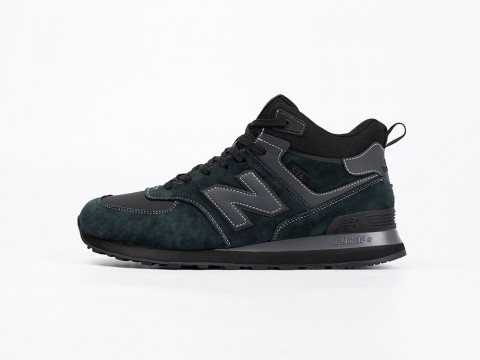 New Balance 574 Mid Deep Blue / Black / Grey