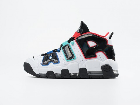 Nike Air More Uptempo White / Black / Royal Red