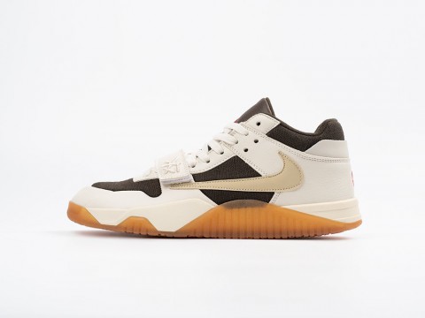 Мужские кроссовки Jordan Travis Scott x Jumpman Jack Sail белые Мужские кроссовки Jordan Travis Scott x Jumpman Jack Sail белые