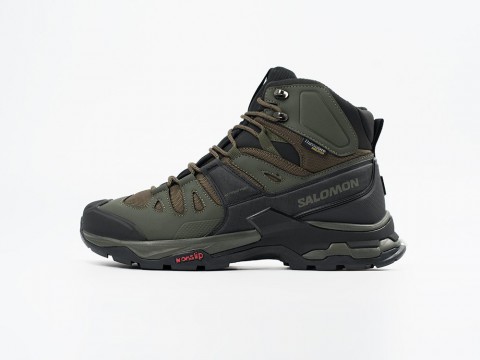 Мужские кроссовки Salomon Quest 4 GTX зеленые Мужские кроссовки Salomon Quest 4 GTX зеленые