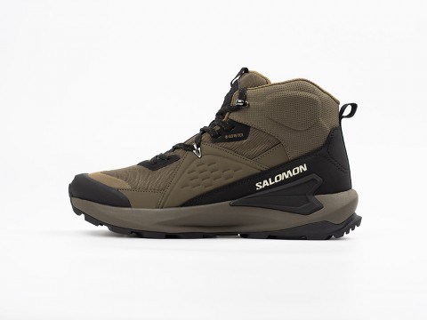 Salomon ELIXIR MID GTX Green / Brown / Black