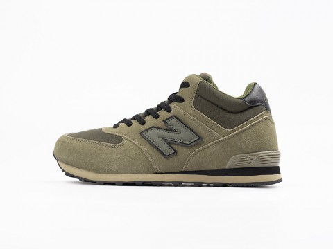 Мужские кроссовки New Balance 574 Mid зеленые Мужские кроссовки New Balance 574 Mid зеленые