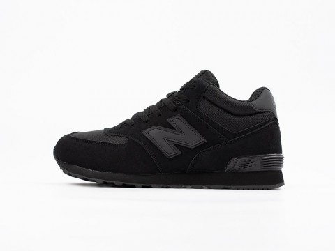 New Balance 574 Mid Triple Black