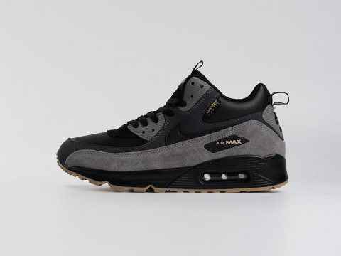 Nike Air Max 90 Mid Winter Black / Grey артикул 33508 Nike Air Max 90 Mid Winter Black / Grey артикул 33508