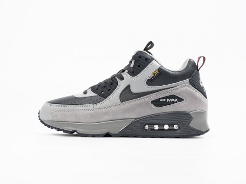 Nike Air Max 90 Mid Winter Grey / Black артикул 33511 Nike Air Max 90 Mid Winter Grey / Black артикул 33511